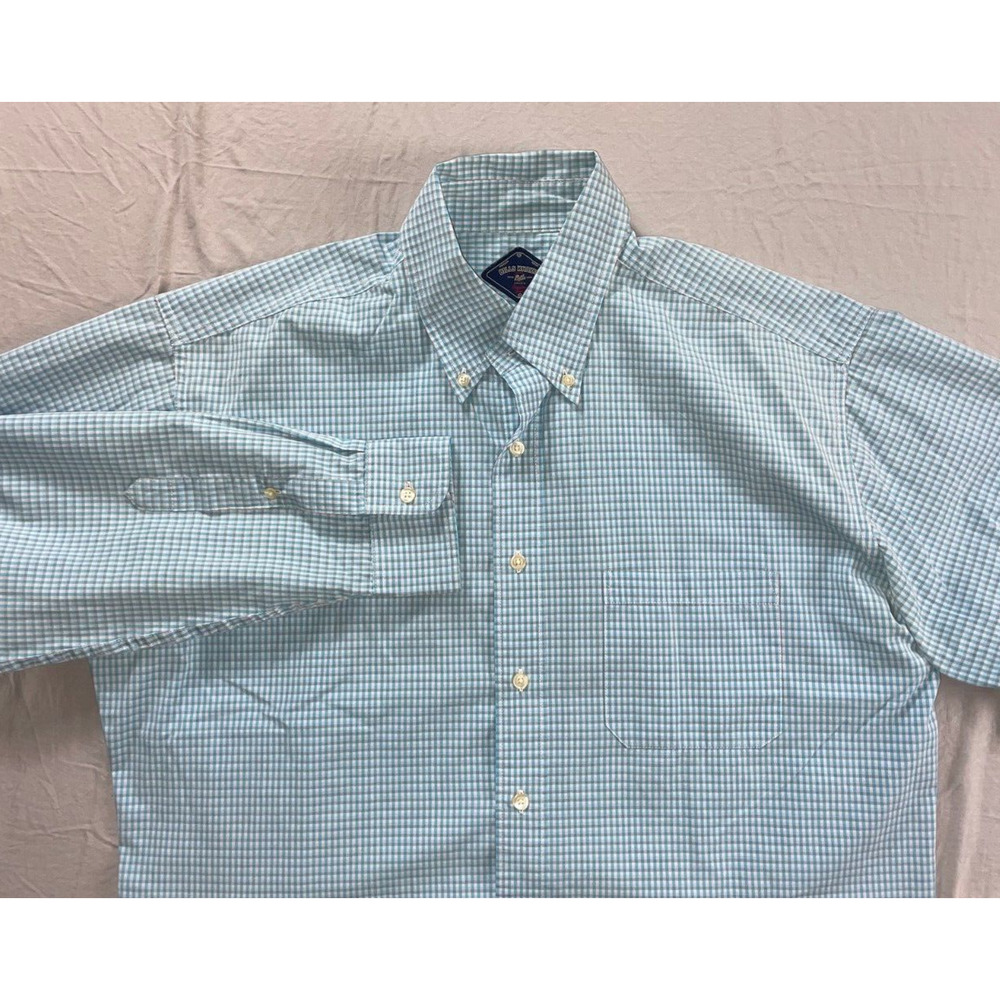 Bills Khakis Classic Fit Long Sleeve Button Front Sport Shirt. Men's XL, Read.